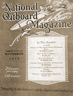 National Outboard Magazine, November 1929