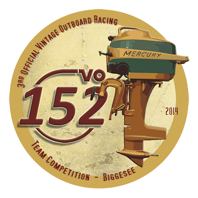 Die 3rd Official 152VO Vintage Outboard Racing Team Competition 2014